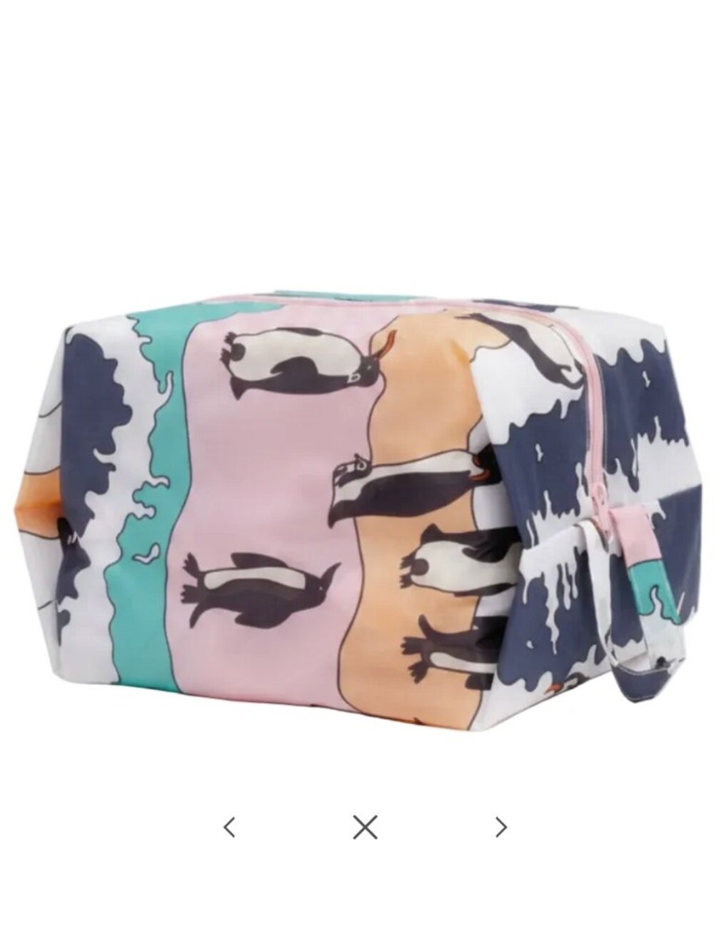 NWT BAGGU 3D Zip Pouch in Vacation Animals | Large Penguin Pouch only